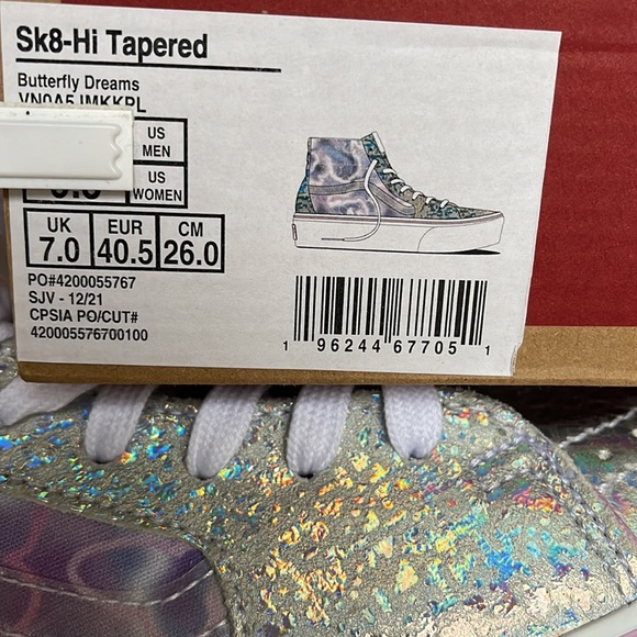 Vans Sk8-Hi Tapered Butterfly Dreams WMNS sneakers-platforms - Picture 8 of 16